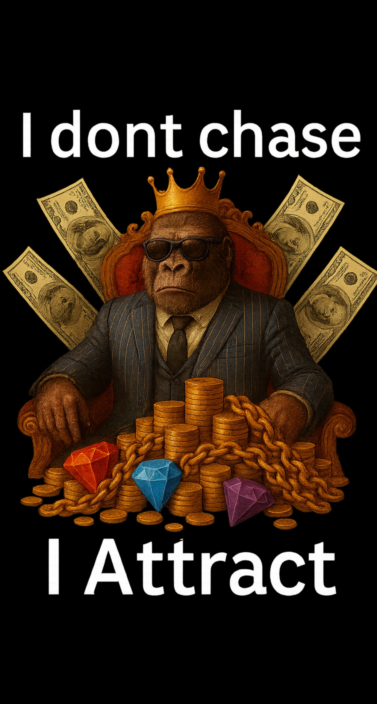 Streetwear graphic t-shirt, Money power respect shirt